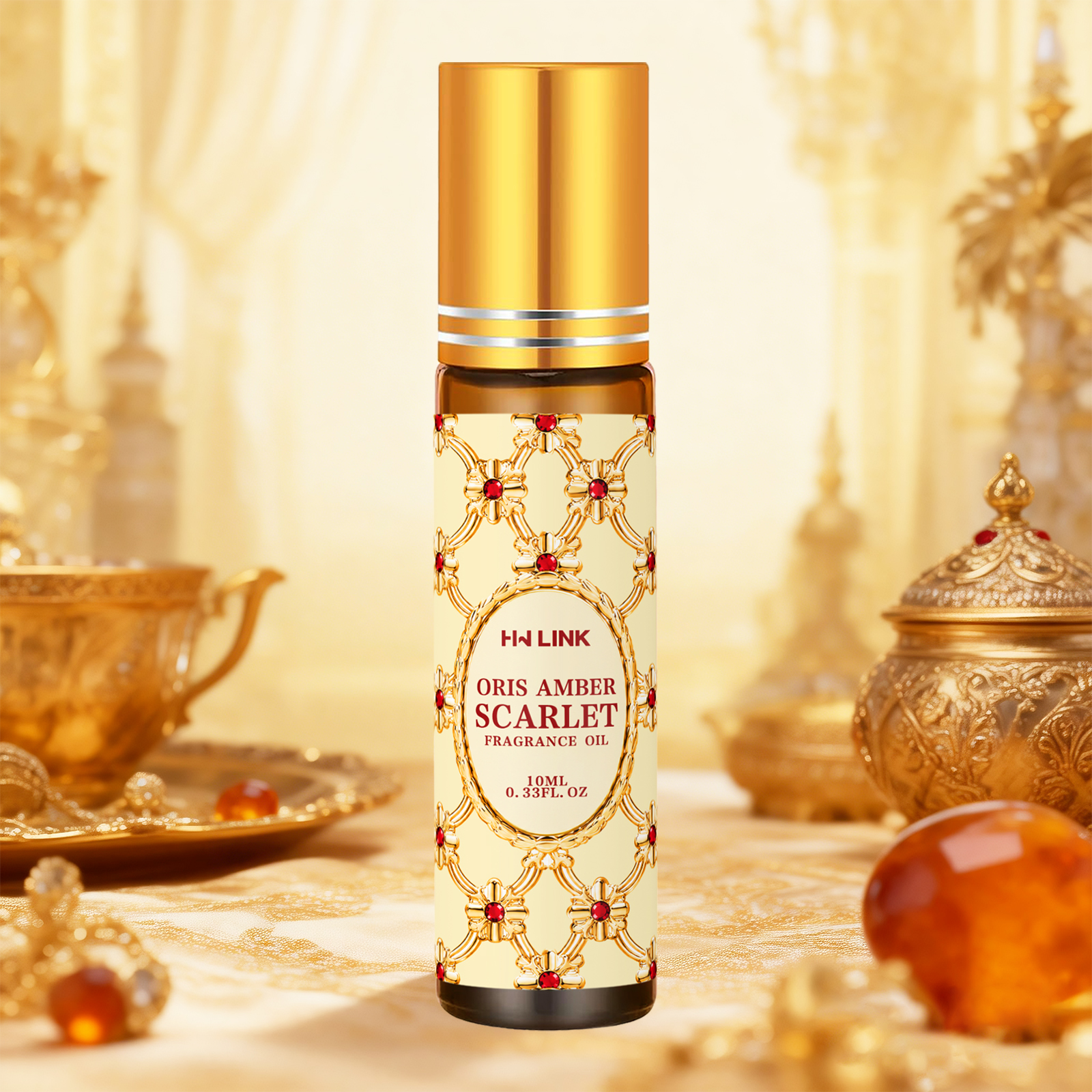 Home Fragrance Diffuser - 10ml Oris Amber Scarlet Essential Oil