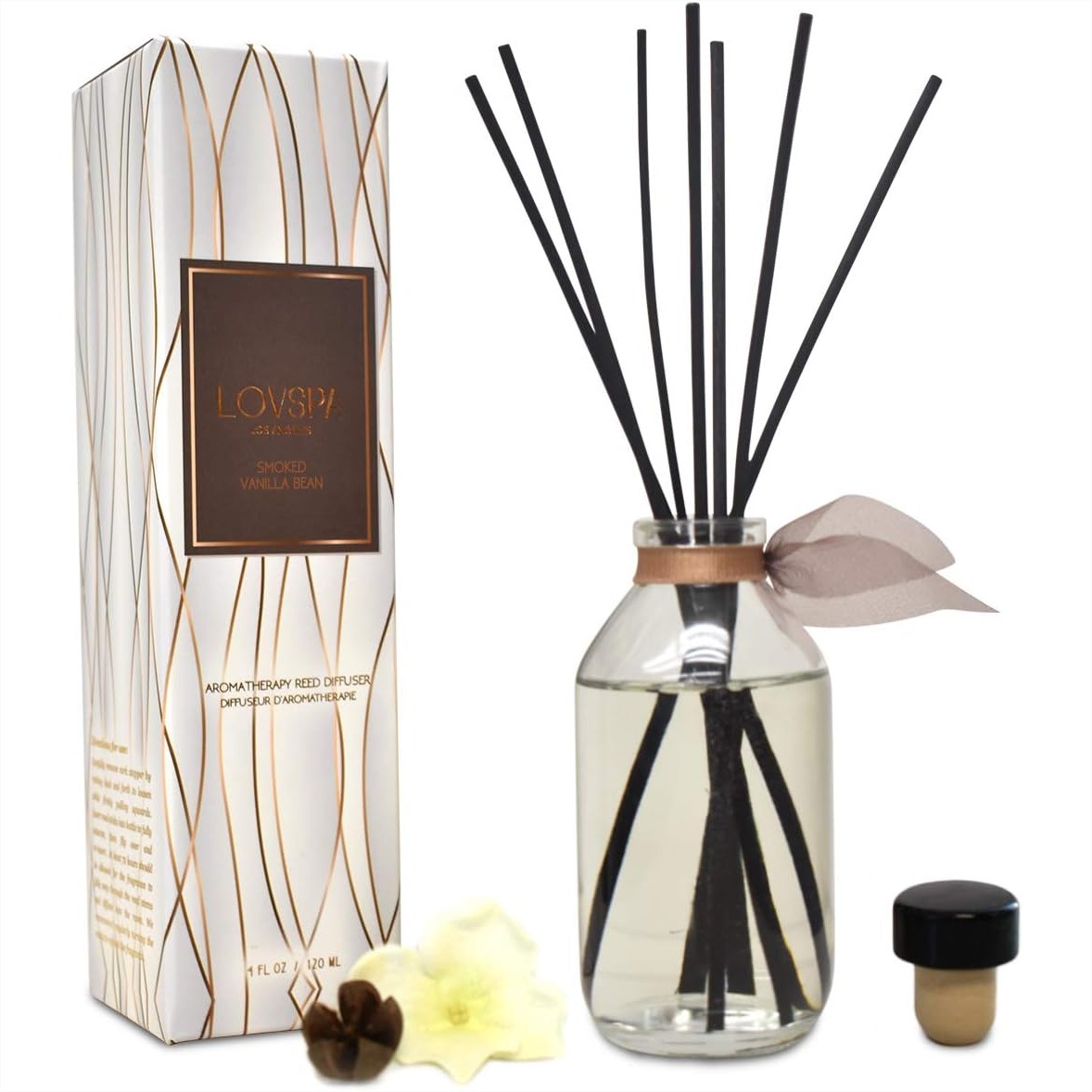 Smoked Vanilla Reed Diffuser S – Home Fragrance Leather Diffuser Bewertung und Preis