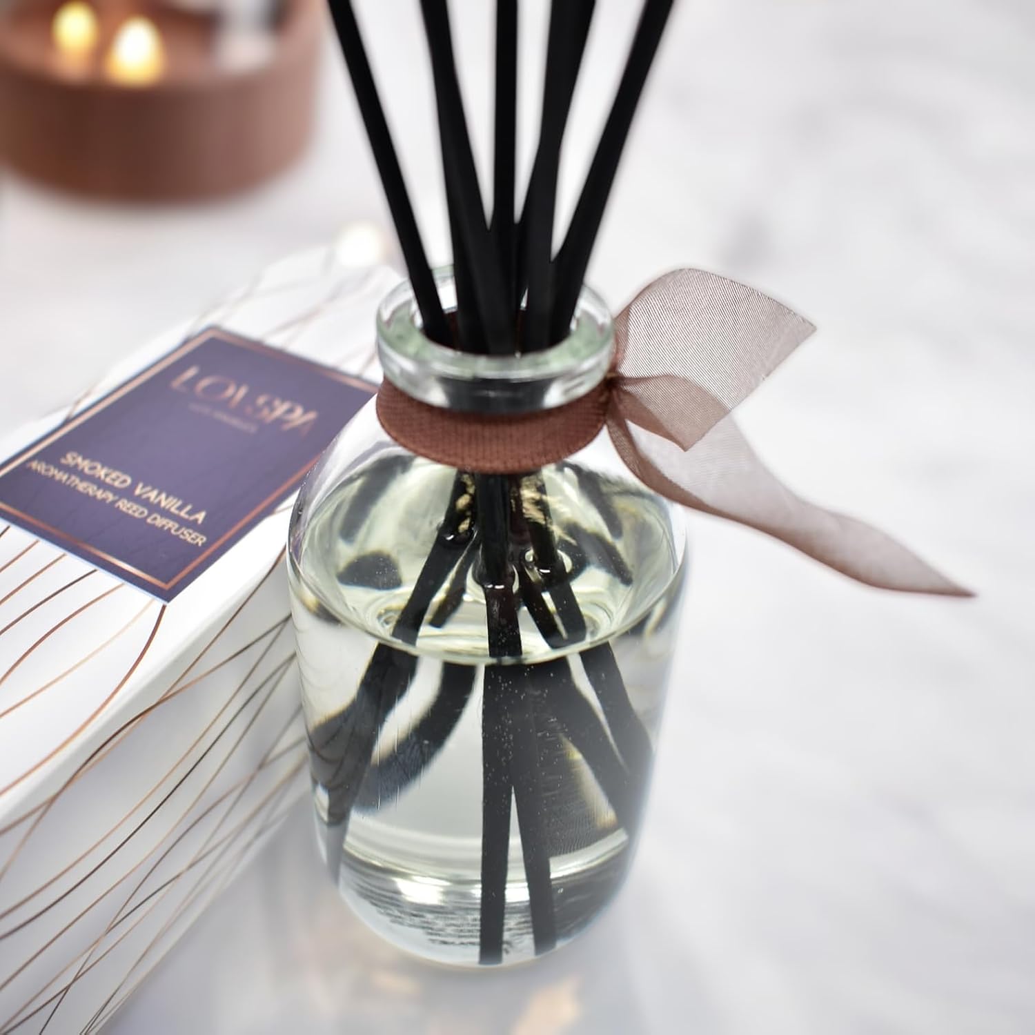 Smoked Vanilla Reed Diffuser S – Home Fragrance Leather Diffuser Bewertung und Preis