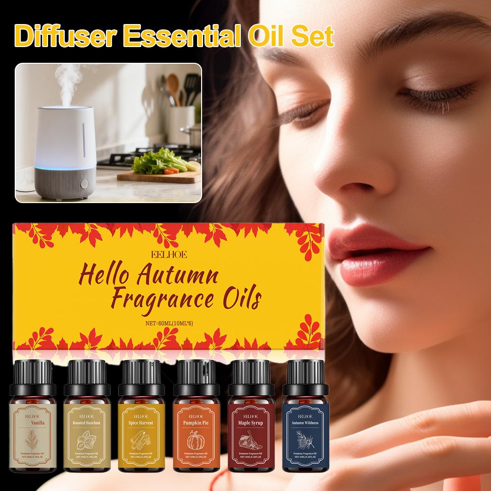 6x10ml Autumn Diffuser Fragran – Home Fragrance Vanilla Scented Candle Bewertung und Preis