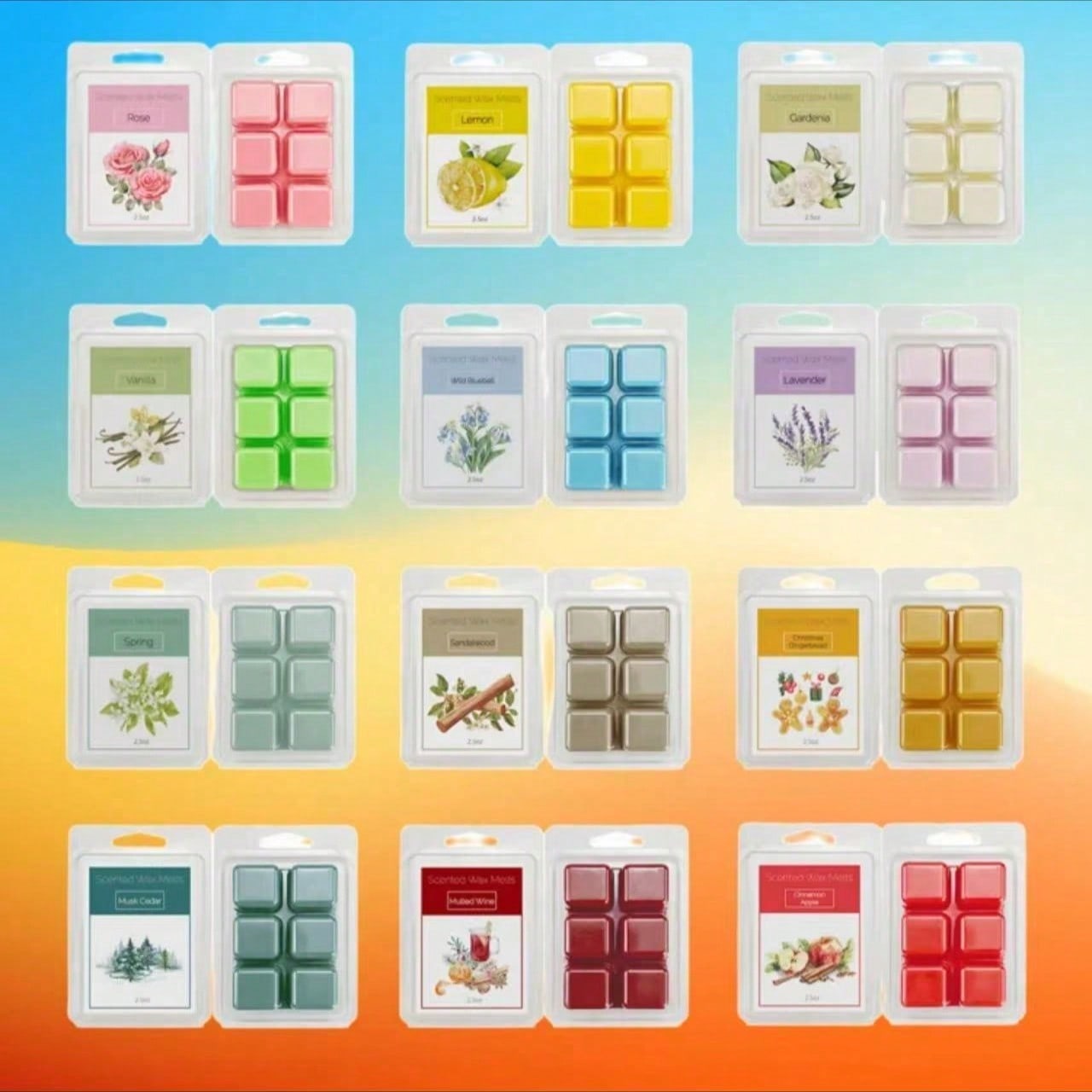 Scented Wax Melts Set, 8 Assor – Home Fragrance Vanilla Scented Candle Bewertung und Preis