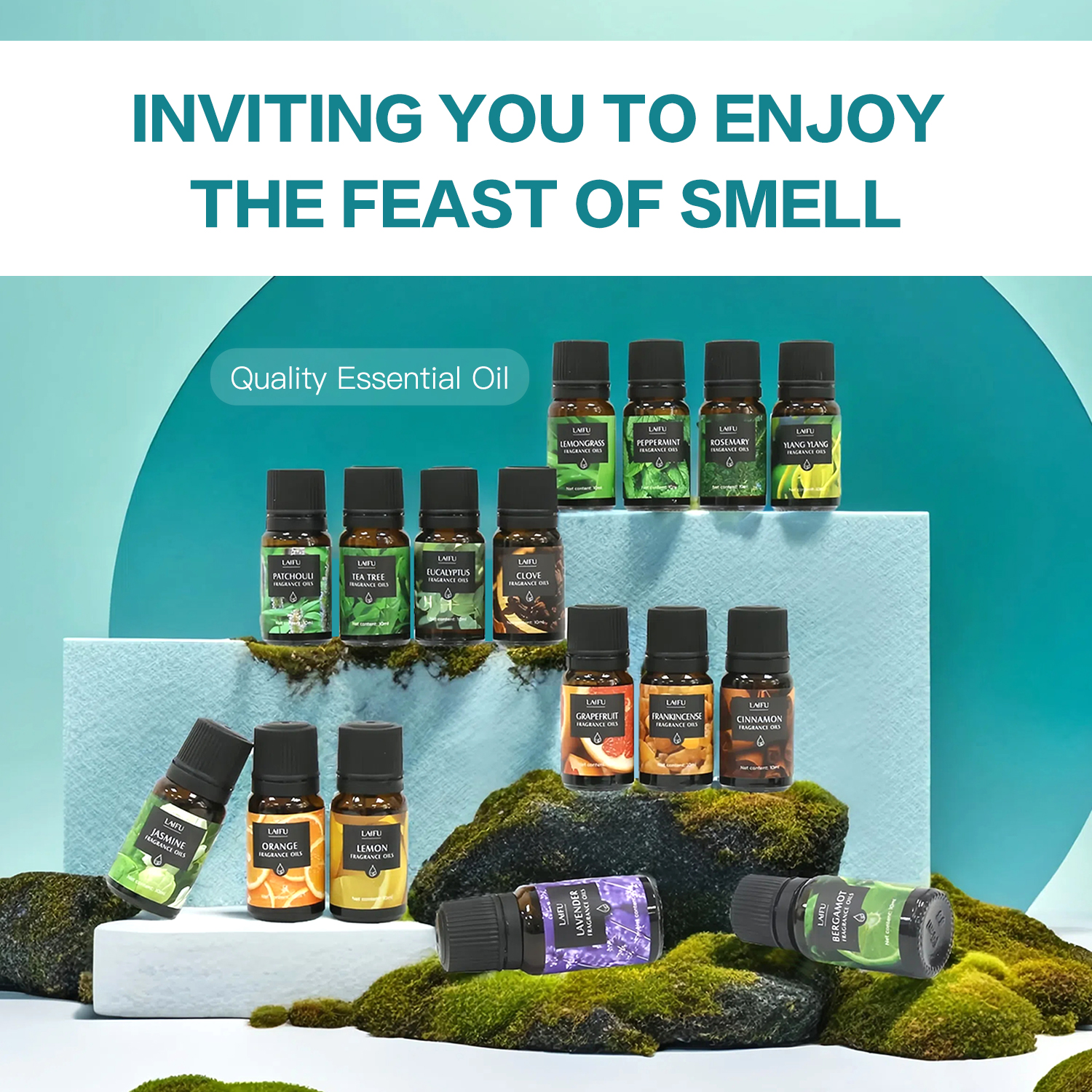 16x10ml Essential Oils Set for – Home Fragrance Brand Bewertung und Preis