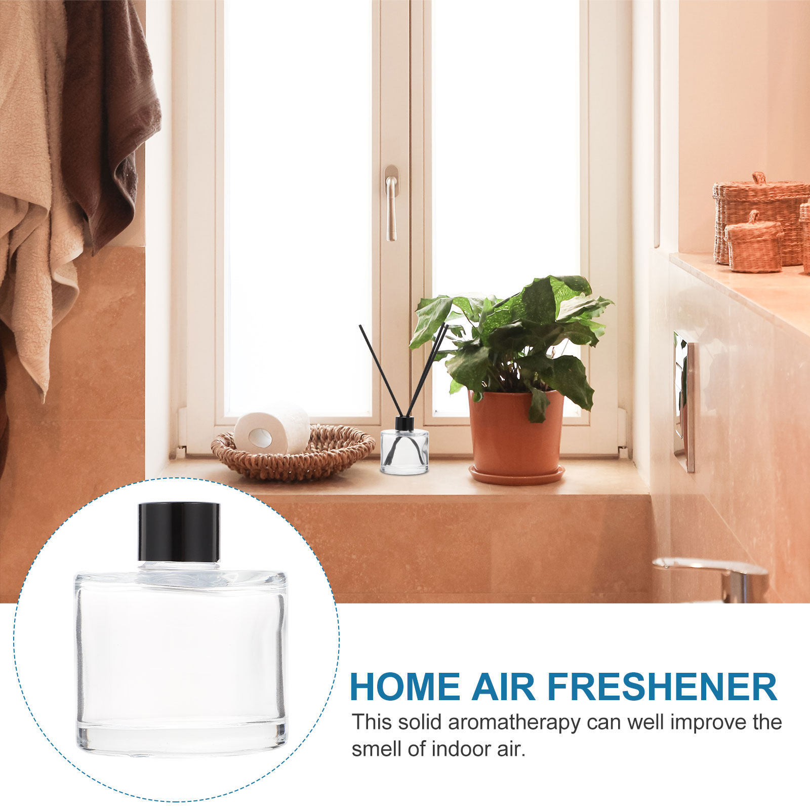 1Set Stylish Glass Aromatherap – Home Fragrance Leather Diffuser Bewertung und Preis