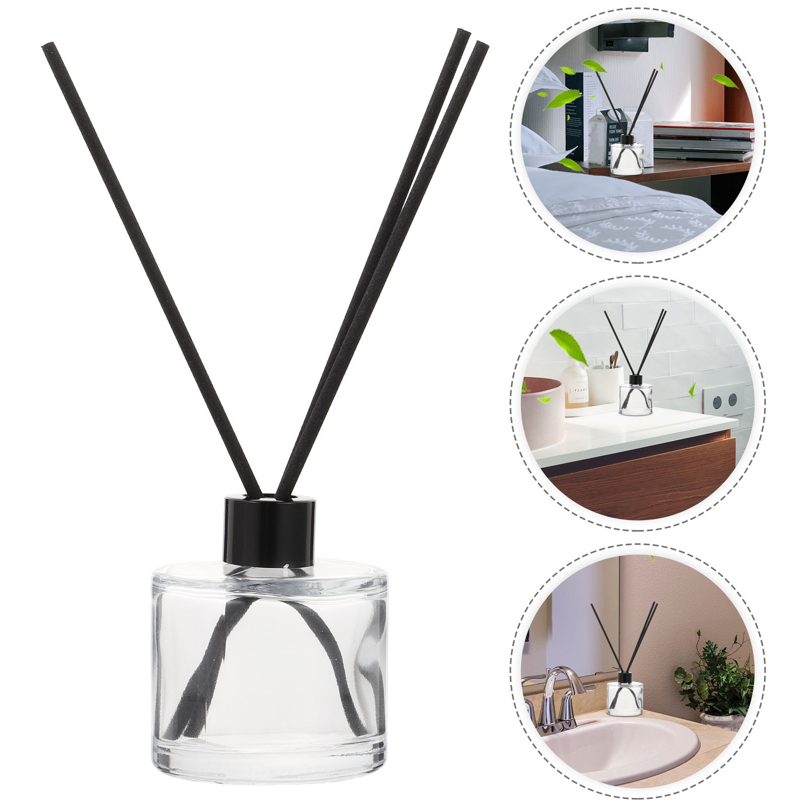1Set Stylish Glass Aromatherap – Home Fragrance Leather Diffuser Bewertung und Preis