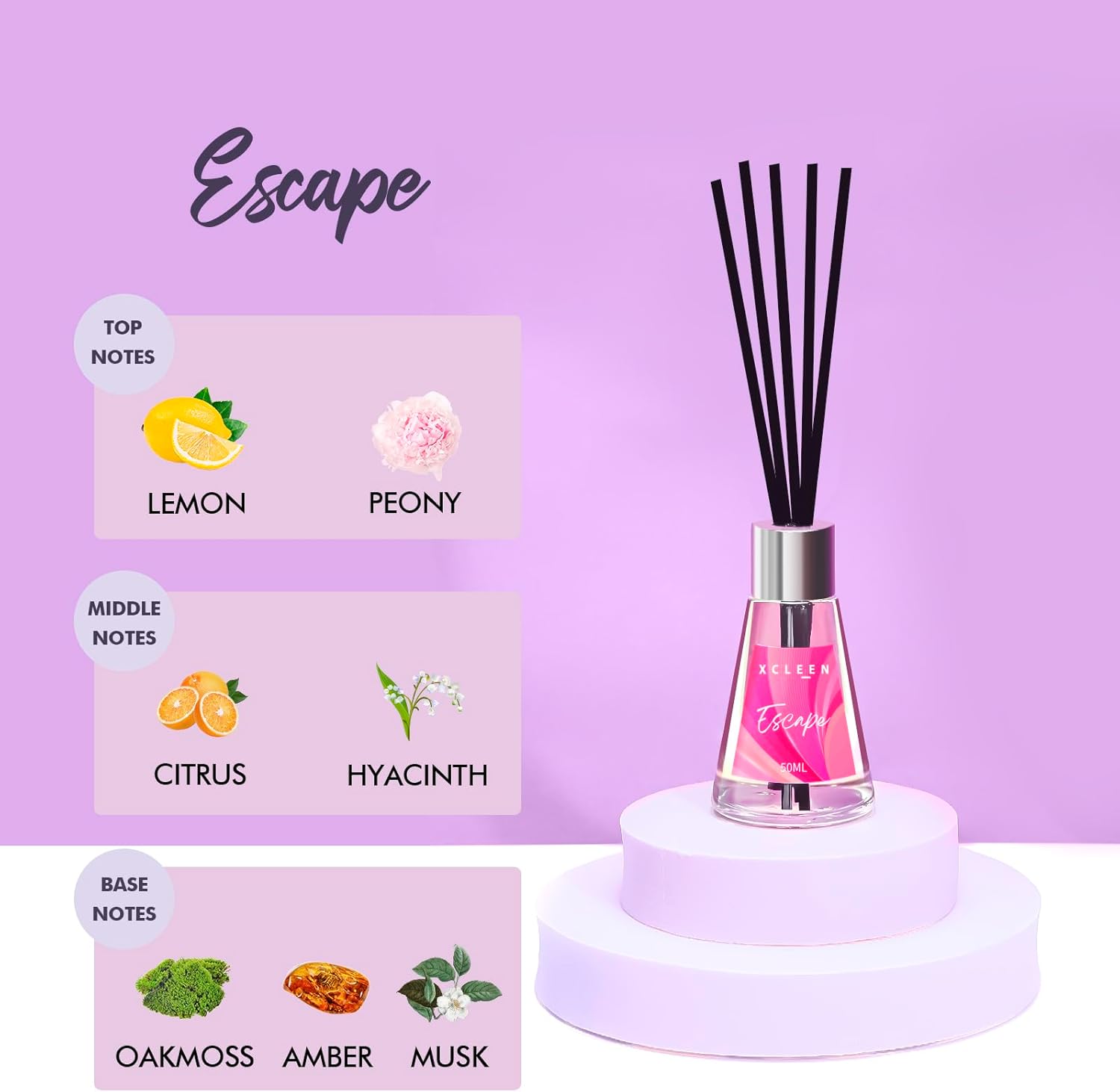 3 Pack Reed Diffuser, Scented  – Home Fragrance No 3 Bewertung und Preis